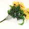 искусственные цветы ромашки с папоротником цвета желтый 1